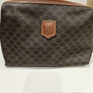 Celine Brown Monogram Mini Bag COA included